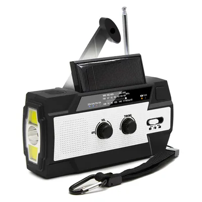 Amazon Best 4000mAh Noaa Weather Green Color USB FM/Am Radio with FCC MSDS for Camping Fishing