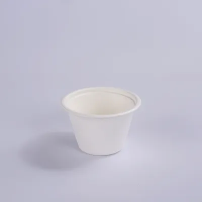 Zhongxin Biodegradable Coffee Cup Disposable Bagasse Paper Cup with Lid