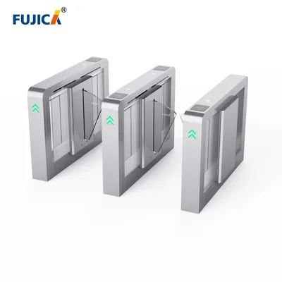 Commercial Building Flap Turnstile for Secure Entry