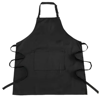 Quality Modern Black Waterproof Adult Chef Home BBQ Food Cooking Kitchen Apron
