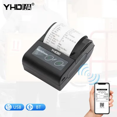 Two Years Warranty Portable Mini 58mm Receipt Printer Bt Wireless Thermal Printer