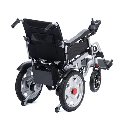 Compact Folding Electric Wheelchair with Portable Brushless Motor Design