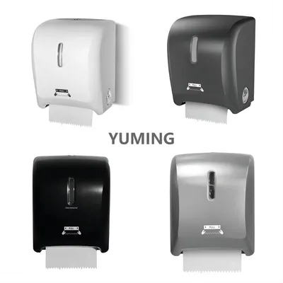 Custom OEM Jumbo Roll Hand Paper Holder Towel Dispenser with Cutter for Home Office Kitchen