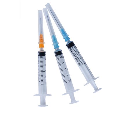 Disposable Medical Plastic Luer Lock Syringe with Needle