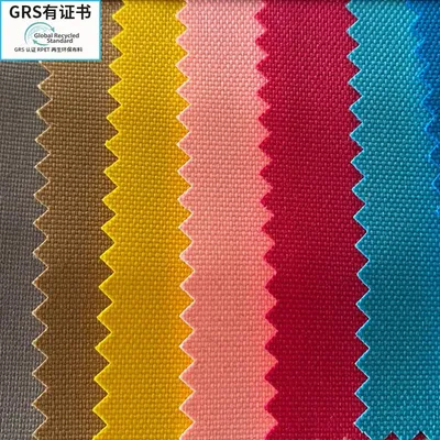 China Factory Wholesale Polyester Grs Recyclable Textile 600d Oxford Fabric for Bags and Printed Fabric