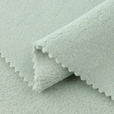 Luxurious Velvet Flannel Fabric for Comfortable Apparel Production
