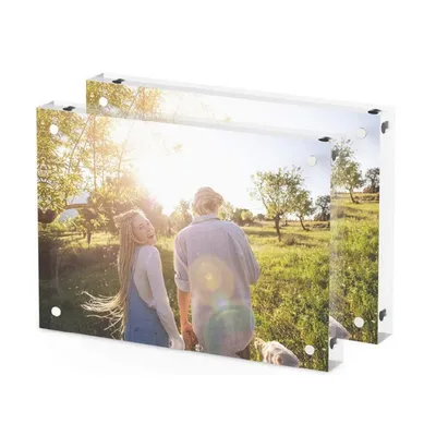 5X7 Clear Acrylic Magnetic Photo Picture Frame