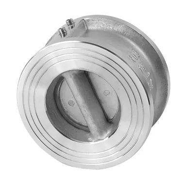 304 Stainless Steel Wafer Double Flap Swing Check Valve H76W