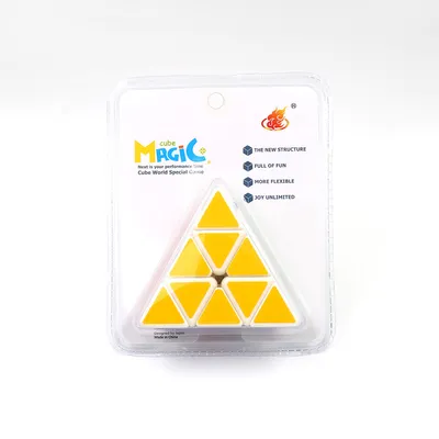 Triangle Magic Cube Pyramid Magic Cube Shaped Beginner Kindergarten Children and Pupils Educational Toys