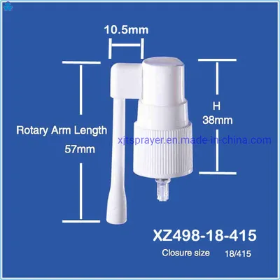 Throat Sprayer 18/415 with Dose 0.1 and 0.14 for Liquid Bottles