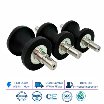 OEM Adjustable Hardness Hot Vulcanized Polyurethane Wheel