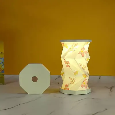 Holiday Creative Gift Portable Night Light Mini Rotating Lamp