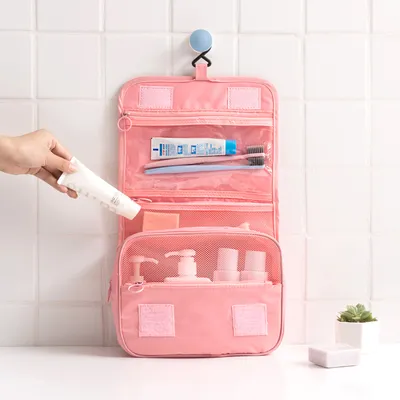 Portable Business Trip Portable Men and Women Hook Toiletries Bag