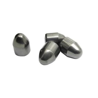 Spherical insert inlaid in inhole drill for mining
