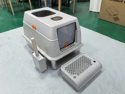 Professional Factory Easy to Clean Leak-Proof Odor Control Litter Box for Pet Cats