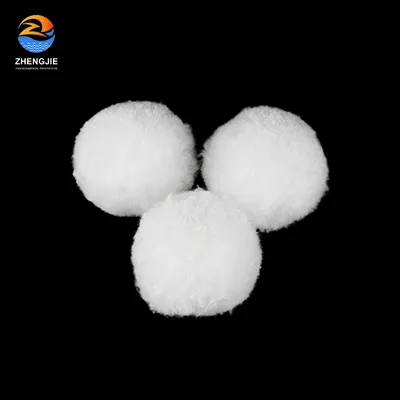 Aquarium Water Quality Compressible Fibre Balls Modified Fiber Ball Filter Media