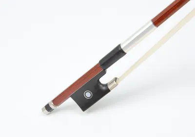 Popular Handcrafted Brazilian Wood Violin Bow with Pearl Shell Decor