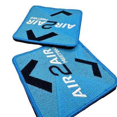 Iron on Customized Embroidery Patches - Animal Letter Design for Clothes Decoration