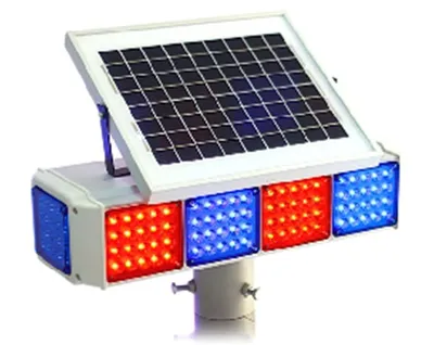 Four-Side Solar Energy Traffic Signal Flashlight (TR007)