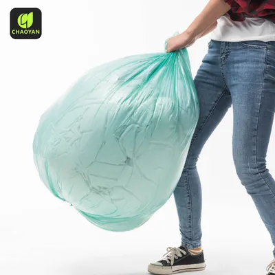 Heavy Duty 13 Gallon Trash Plastic Can Liners, Biodegradable Kitchen Garbage Bags with Refreshing Scent