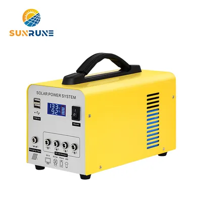 256W Solar Generator Portable Power Station with Pure Sine Wave AC Outlet 220V Backup Lithium Battery for Outdoors Camping
