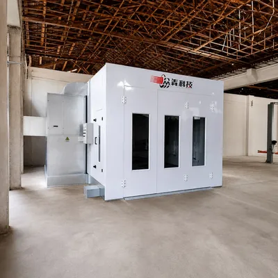 Zonben Small-Scale Open-Face Spray Paint Booth for Railway Equipment Painting