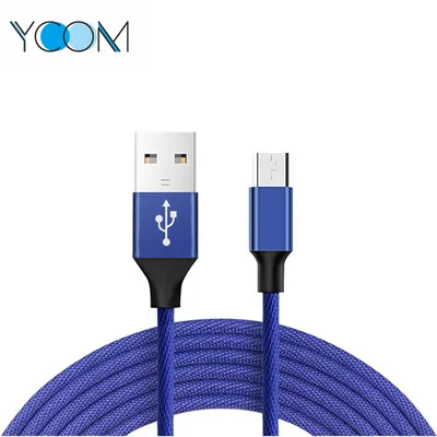 Ycom Braided USB Cable with Charging for Mobile Phone