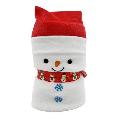 Cute Design Blanket Super Soft Christmas Snowman Kids Toy Cartoon Blanket