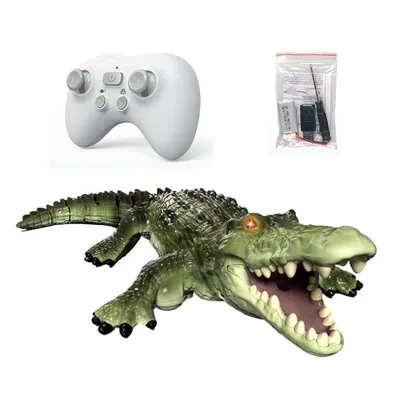 Wholesale 2.4G Electric Simulation 360 Degrees Remote Control Crocodile Toy for Swimming Pools RC Toy