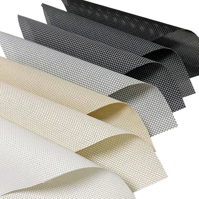 Sunscreen Fabric UV Protection Window Roller Blinds for Sunlight Control