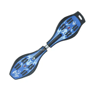 Street-Surfing Board, Caster Board, Two-Wheel Skateboard, Xal (2HB-02) Blue