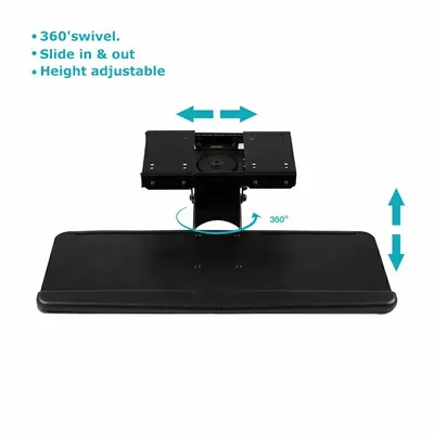 Articulating Keyboard and Mouse Tray