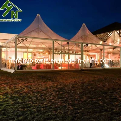 Luxury Transparent Cover Pavilion Marquee Canopy Pagoda Tent