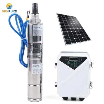 Solar Solar System Solar Pump Inverter Solar Power 12V DC Water Pump Deep Well Submersible Solar Water Pump