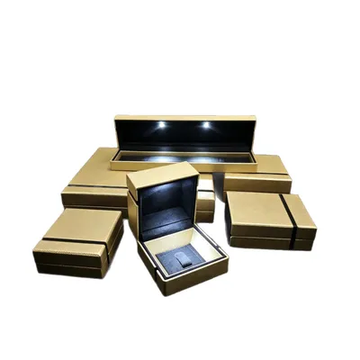 LED PU Leather Jewelry Box with Custom Logo
