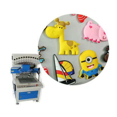 Machine Custom PVC 3D Fridge Magnet Sticker Souvenir for Travel