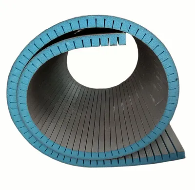 Foam Insulation Tile Backer Board with Advanced Curved Blue Design