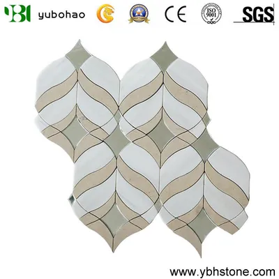 New Designs Home Decor Modern House Exquisite Flower Shapes Marble Stone Mosaic