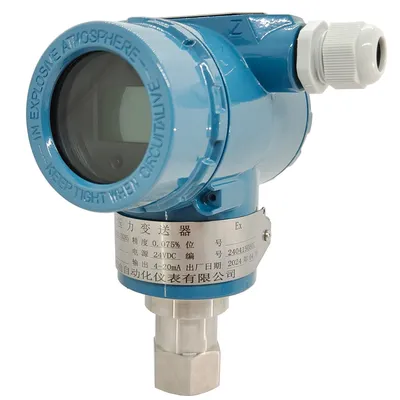 Pressure Transmitter with LCD Display 4-20mA Hart for Corrosive Liquid and Gas