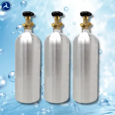Zx DOT-3al Food Grade Carbon Dioxide Tanks - Aluminum CO2 Cylinders for Sale