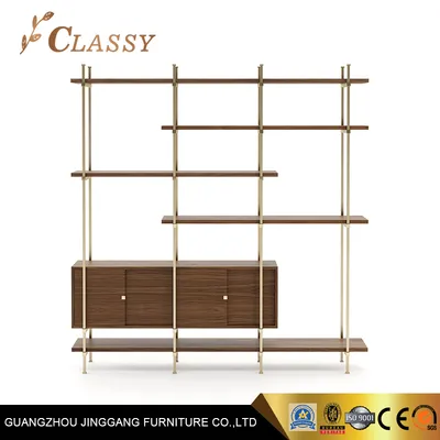 Metal Rack Steel Display Modern Side Shelf for Living Room Furniture