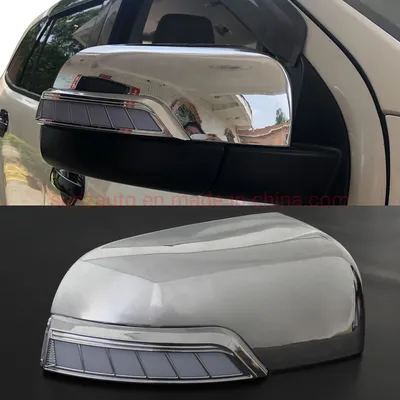 Ycsunz Pickup Accessories ABS Chrome Door Mirror Rim with LED for 2012-2019 Ranger T7 T8 or Everest 2015