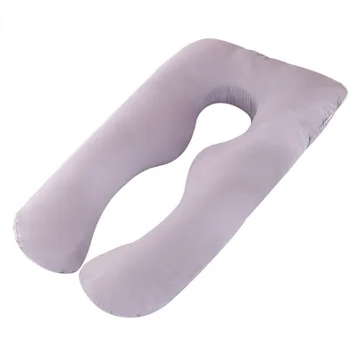 All Cotton with PP Filler Material Maternity Pillow 1.5kg U Type Crystal Velvet Liner