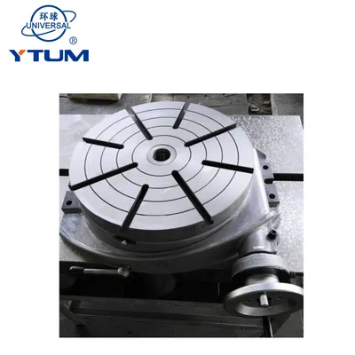 Ts1250A Horizontal Manual Rotary Table 100mm/160mm/200mm/250mm/320mm/400mm/500mm/630mm/800mm