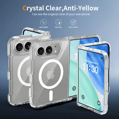High Quality Transparent Magnetic Suction Case for The New IP-Duo Mobile Phone