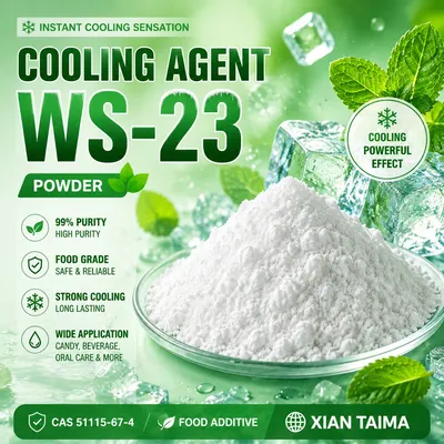 High Purity Cooling Agent Ws-23 Powder 99% Food Grade Cooling Agent