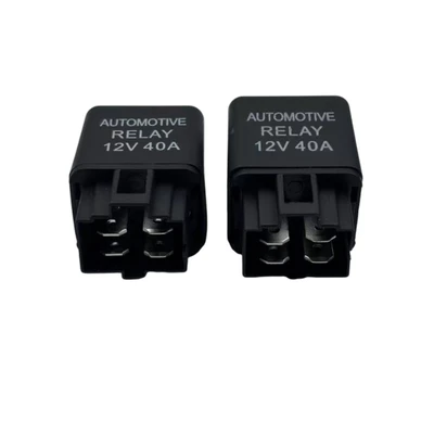 Premium 4-Pin 40A Automotive Relay 12V/24V Normally Open Mini Relay Standard Auto Spare Parts for Wholesale & B2b Supply