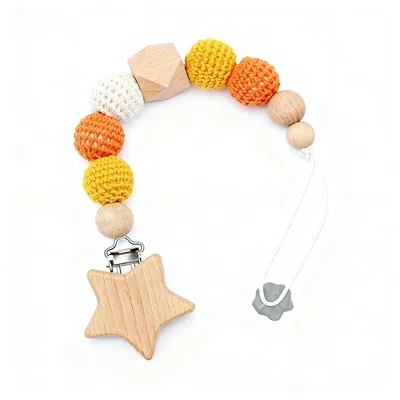 Wholesale Custom Silicone Bling DIY Orthodontic Baby Fruit Hard Candy Soft Feeding Adult Clip Nipple Holder Beads for Teether Toy Veterinary Wooden Pacifier
