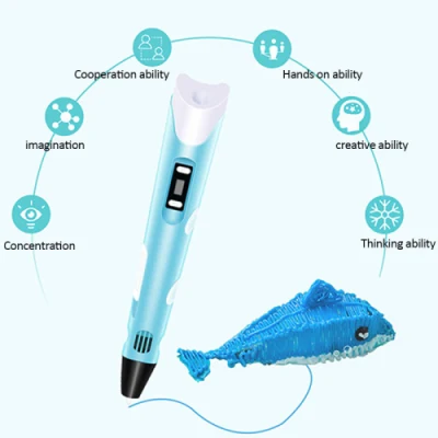 3D Printing Pen Children's Three-Dimensional Graffiti Pen Is Not Hot Magical Advanced Genuine Painting Pen Cheap Student Girl