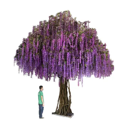 Customize Artificial Wisteria Flowers Blossom Tree